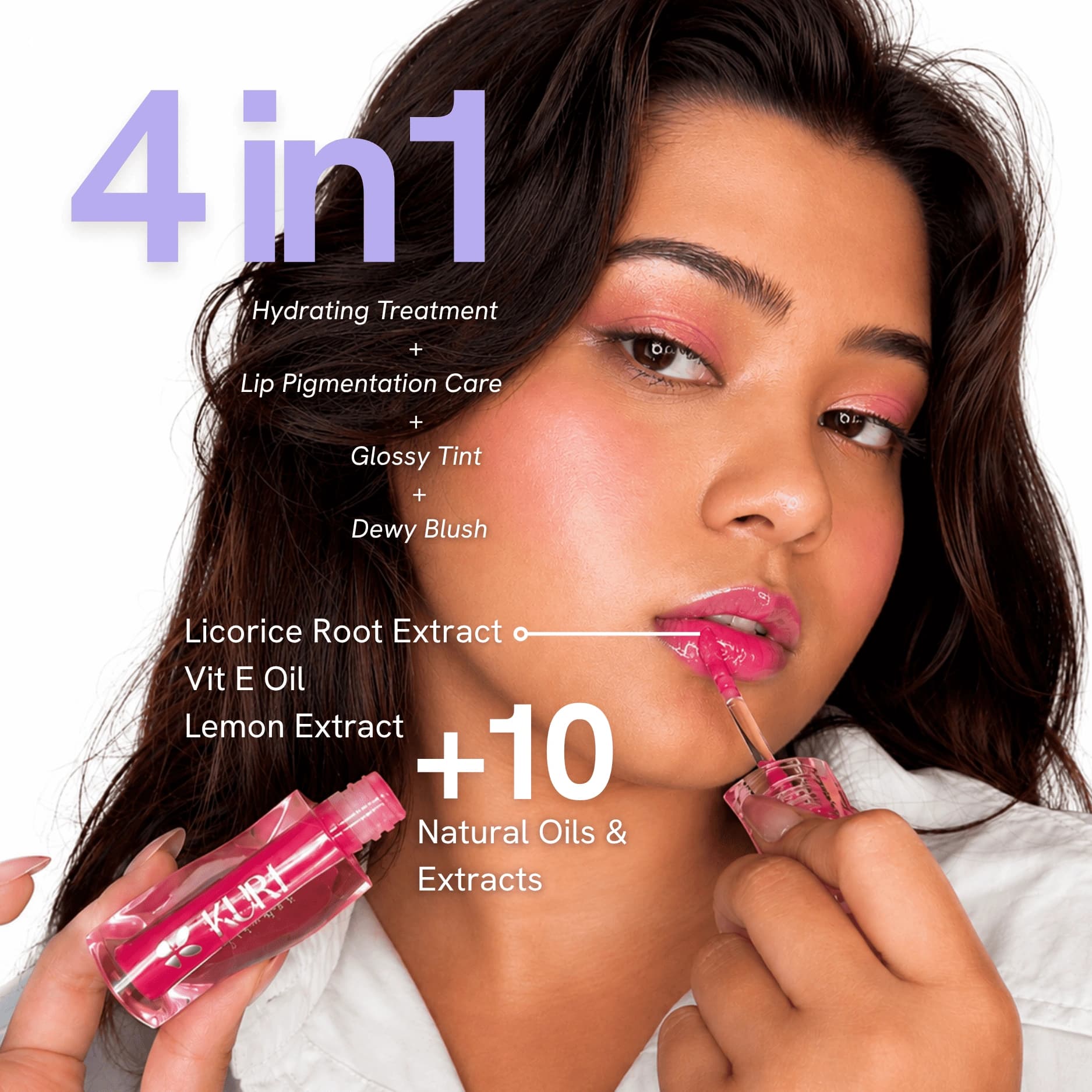 Kuri Bubble Gum Lip Oil - Image 1