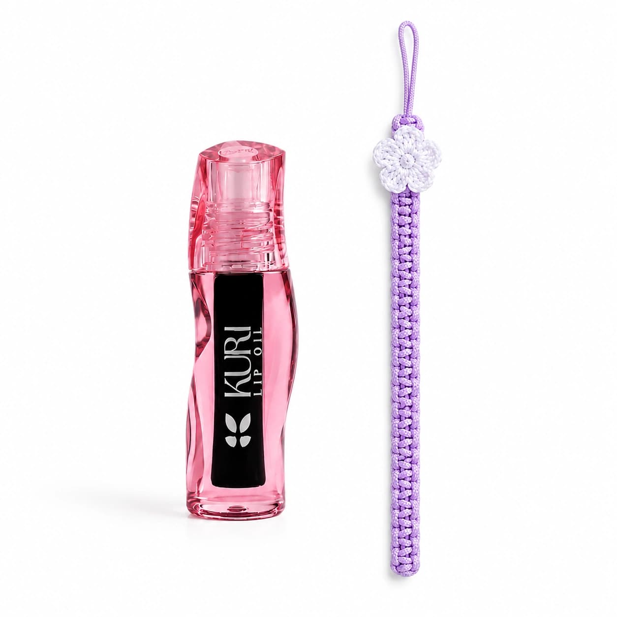 Kuri Blueberry Lip Oil + Kuri Crochet Phone Charm